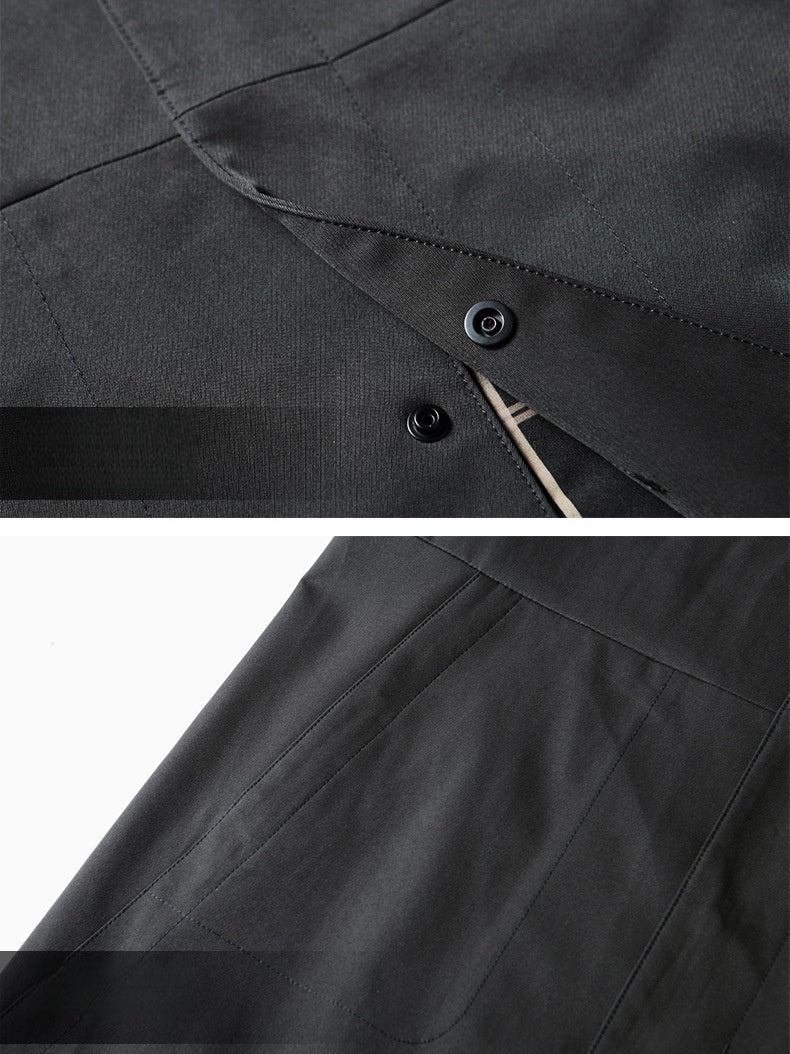 Business Leisure Medium And Long Non-iron Trench Coats - Image 7