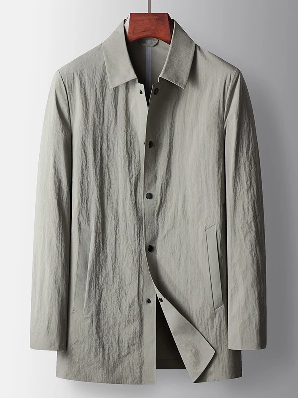 Lightweight Business Leisure Trench Coats - Image 8