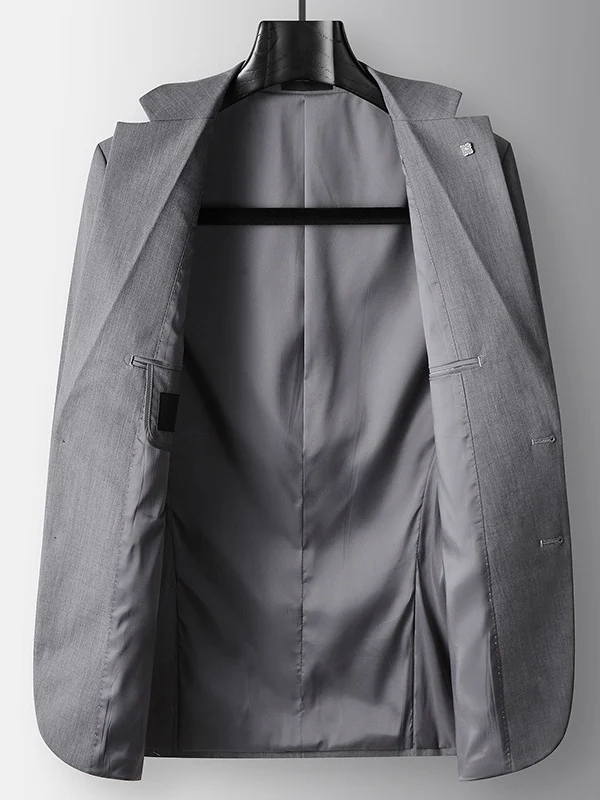 Acetic Acid Flax Business Non-iron Blazers - Image 3
