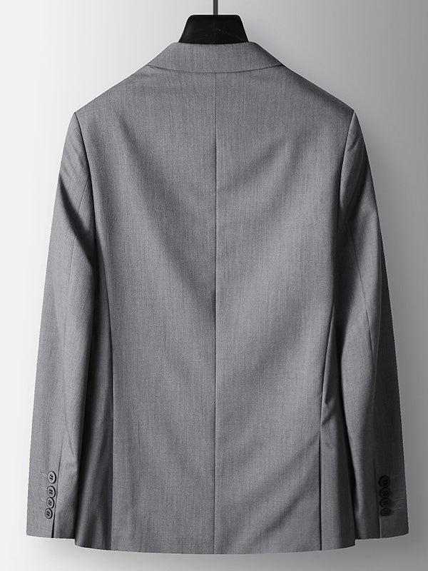 Acetic Acid Flax Business Non-iron Blazers - Image 4