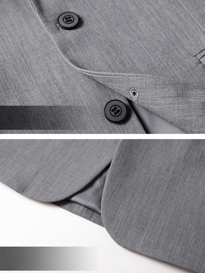 Acetic Acid Flax Business Non-iron Blazers - Image 7