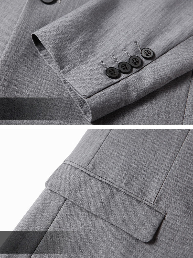 Acetic Acid Flax Business Non-iron Blazers - Image 8