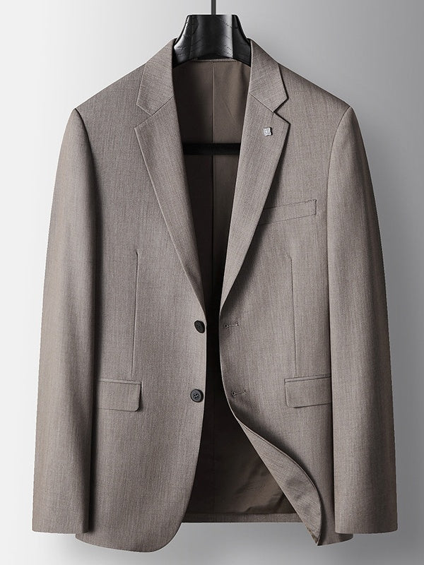 Acetic Acid Flax Business Non-iron Blazers - Image 9