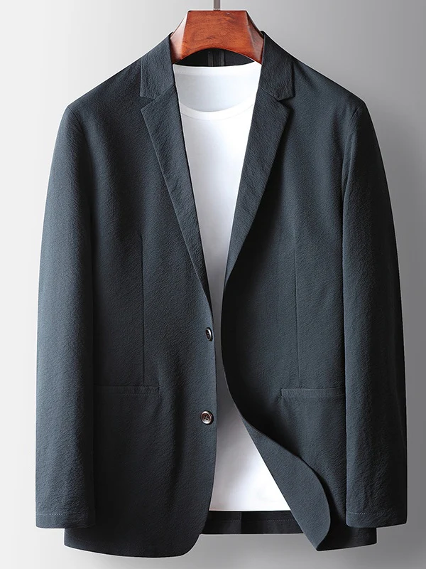 Slight Wrinkles Stretch Business Non-iron Thin Blazers - Image 2
