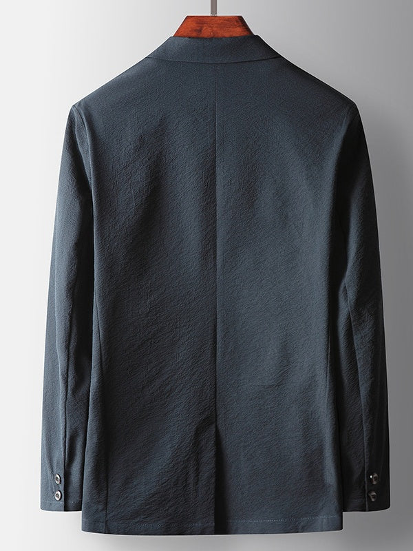 Slight Wrinkles Stretch Business Non-iron Thin Blazers - Image 3