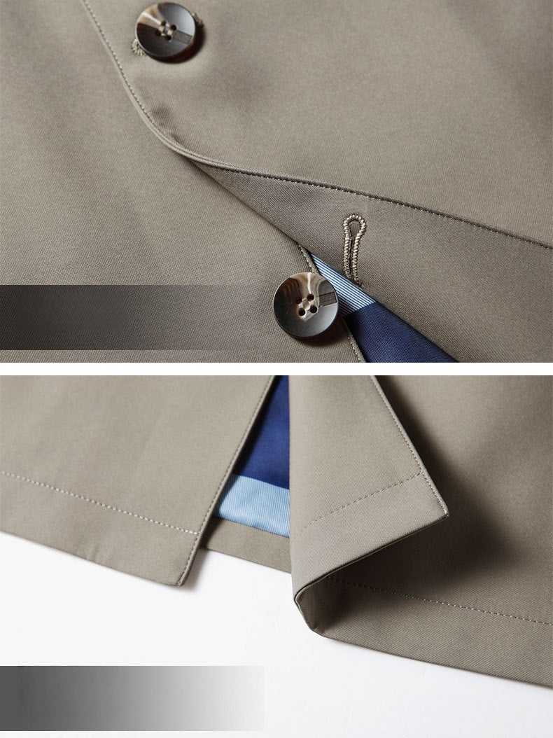 Business Single-Breasted Leisure Trench Coats - Image 7