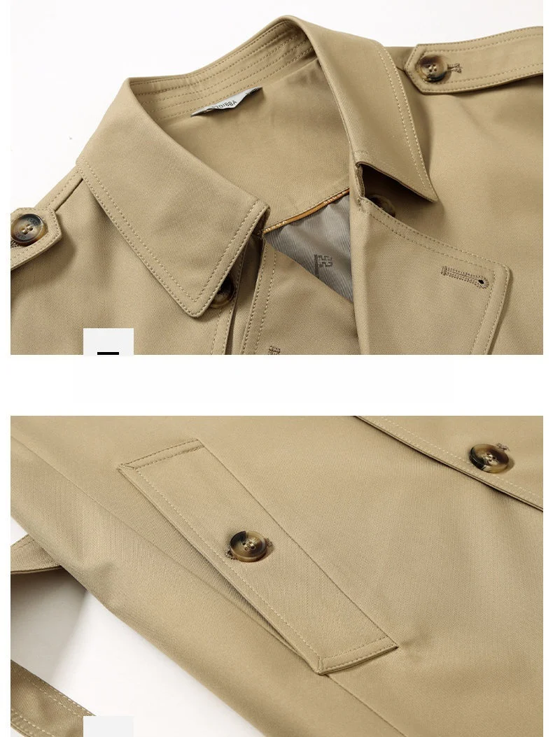 Medium And Long Non-iron Trench Coats - Image 4