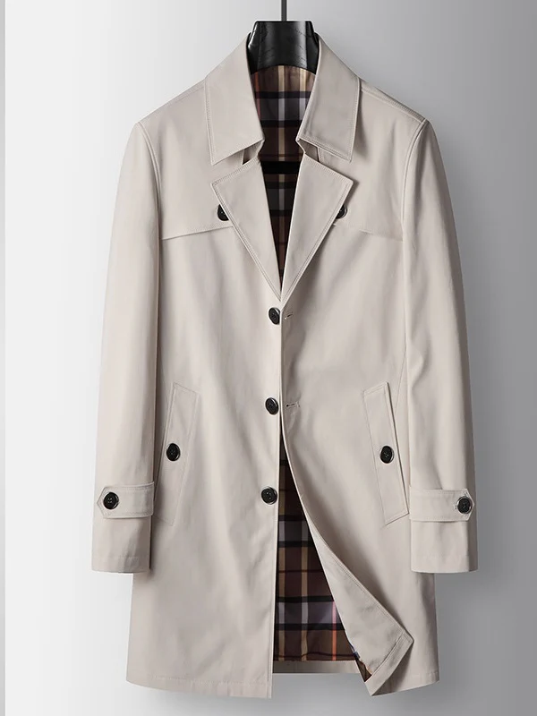 Longline Business Non-iron Leisure Trench Coats - Image 2
