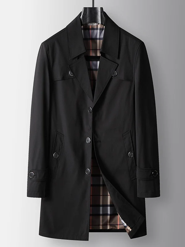 Longline Business Non-iron Leisure Trench Coats - Image 9