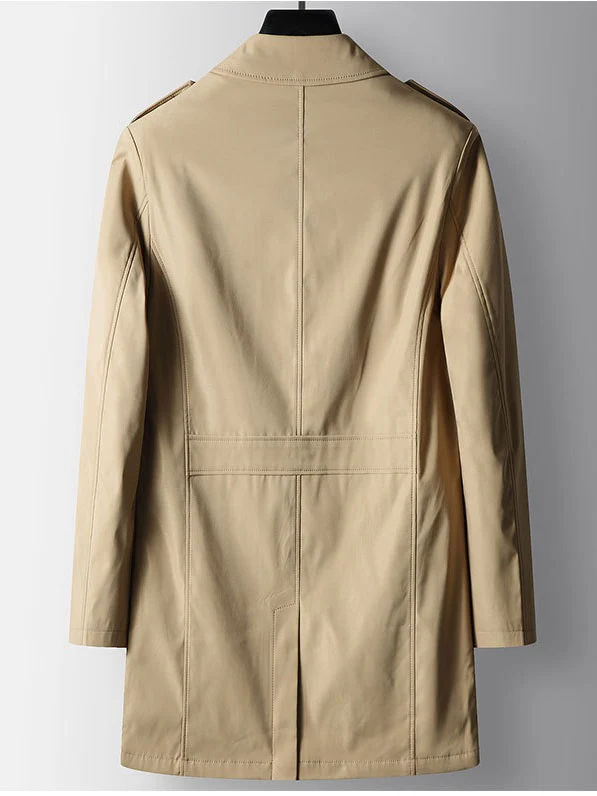 Medium And Long Business Leisure Trench Coats - Image 3