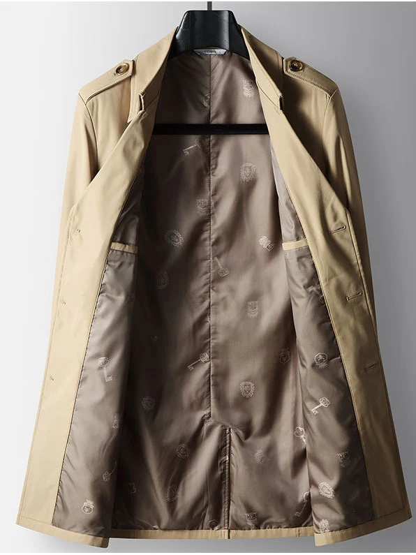 Medium And Long Business Leisure Trench Coats - Image 4