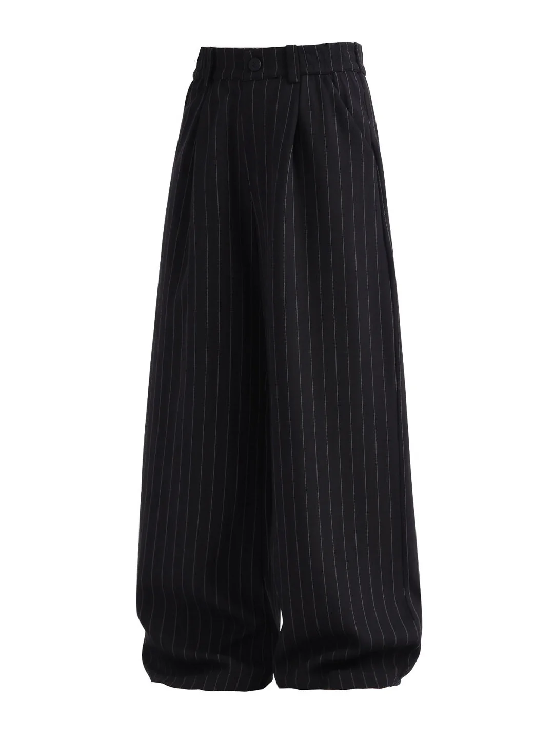 Old Money Style Stripes Loose-fit Dress Pants - Image 5