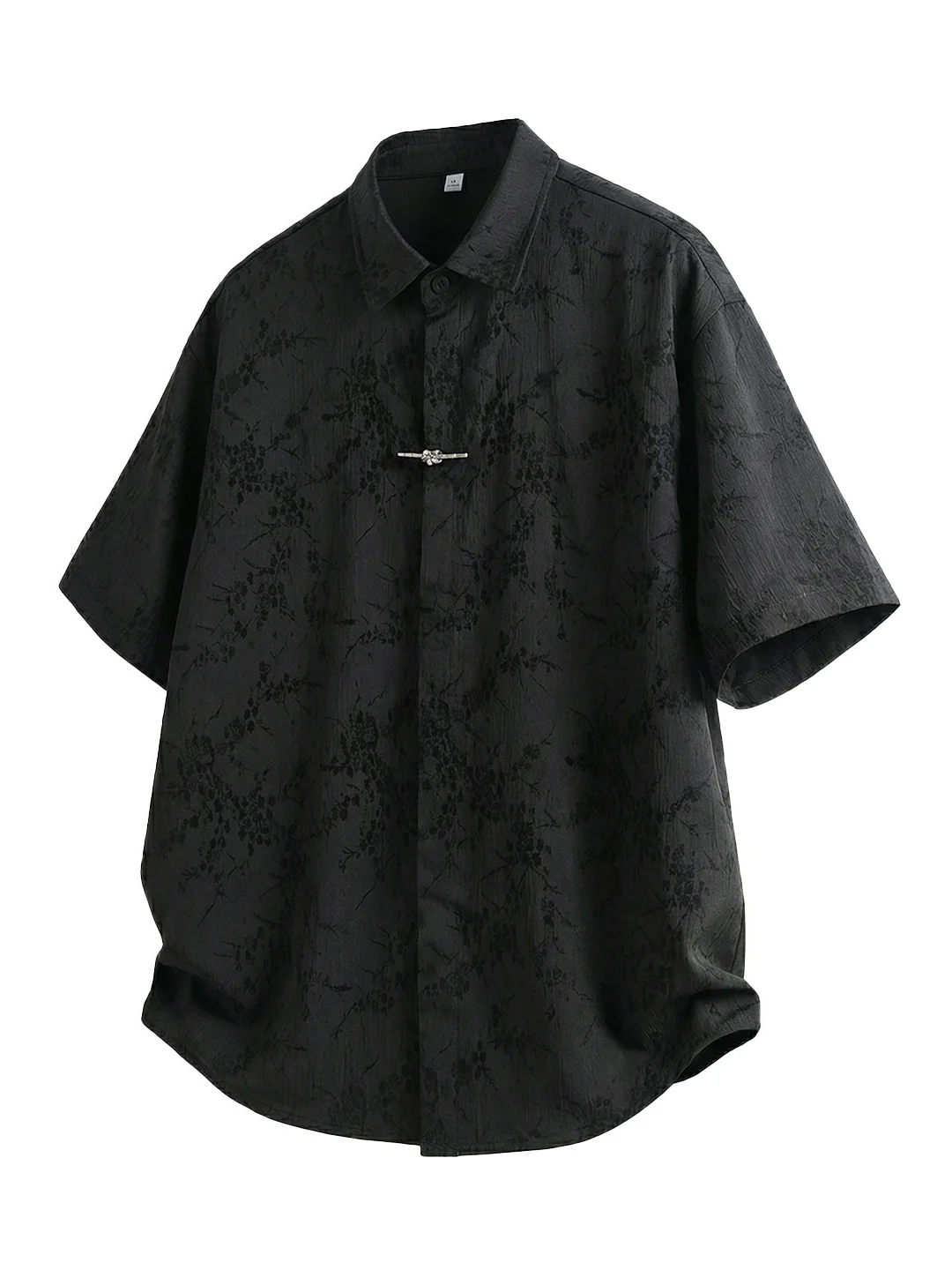 New Chinese Style Breathable Plum Bossom Loose-fit Shirts - Image 4