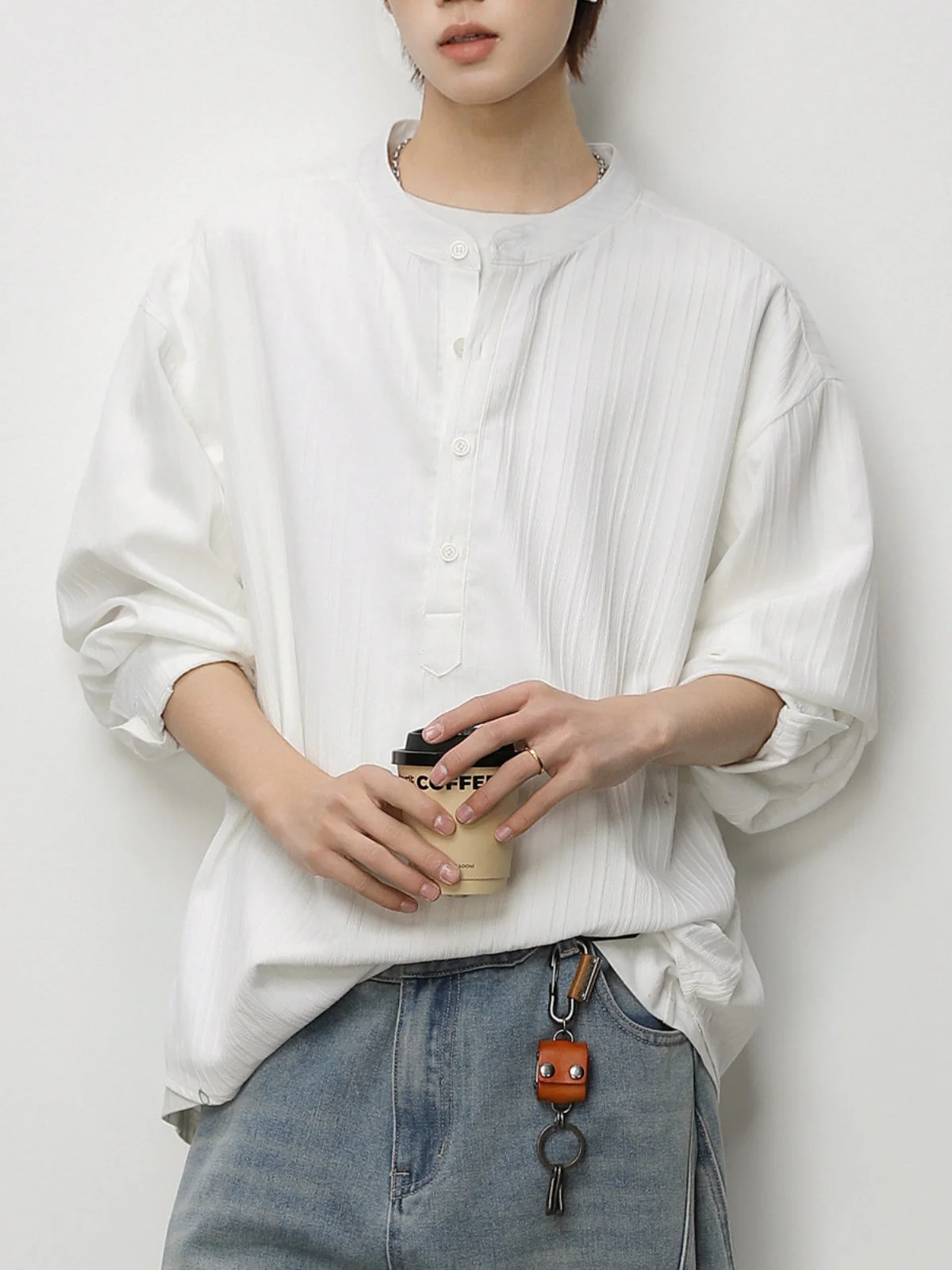 Old Money Style Vertical Stripes Shirts - Image 5
