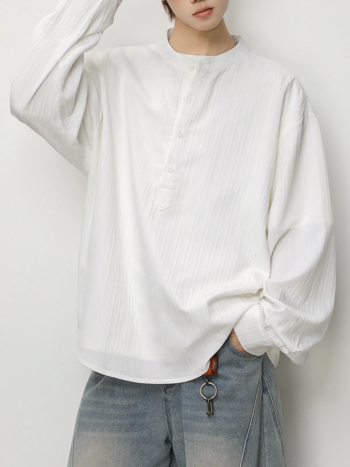 Old Money Style Vertical Stripes Shirts - Image 6