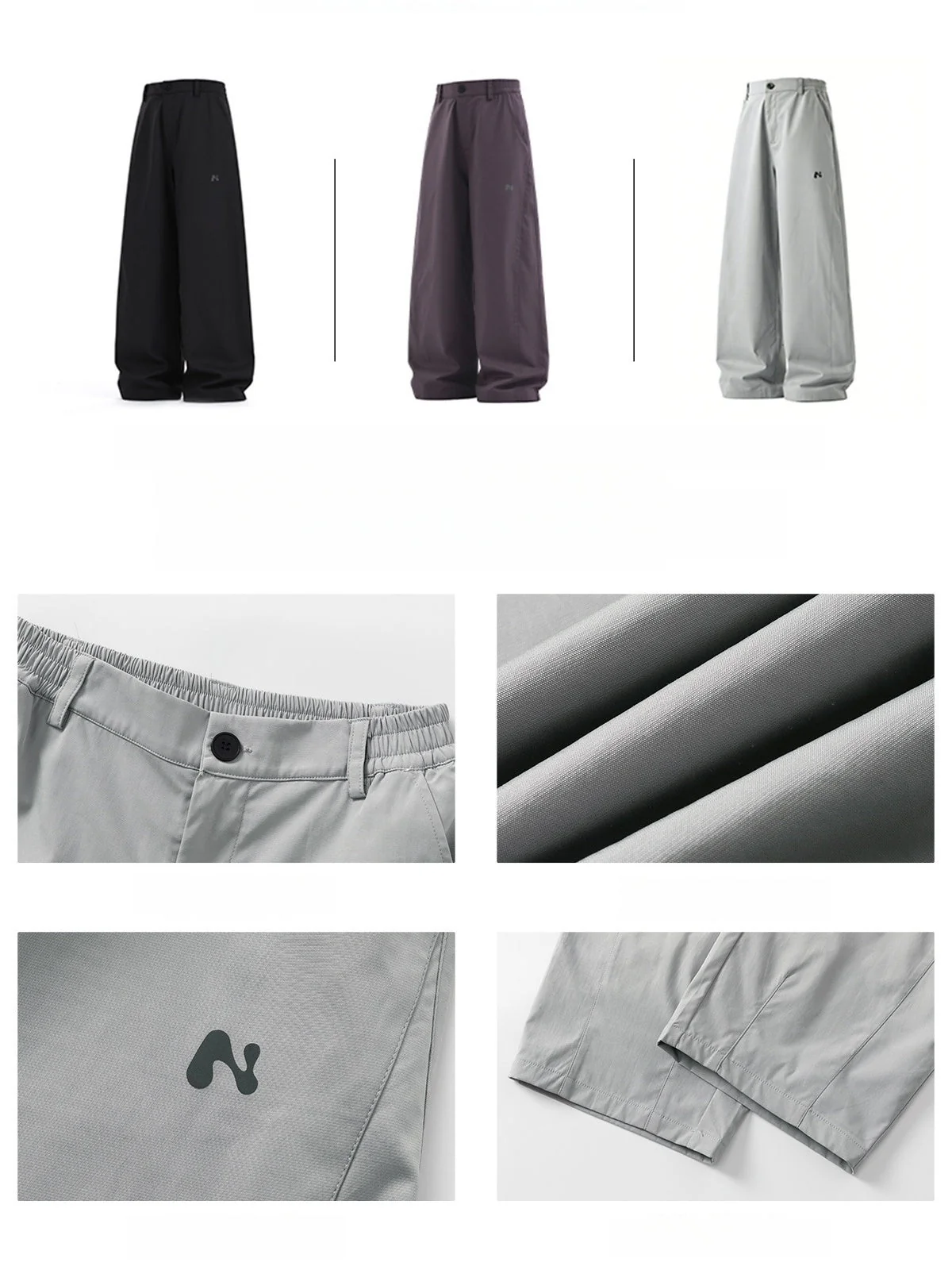 Outdoor Water-repellent Loose-fit Segmentation And Splicing Machete Pants - Image 3