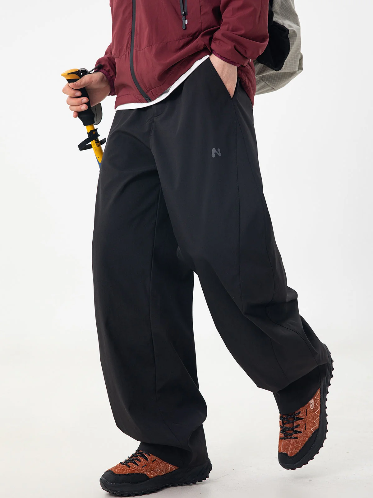 Outdoor Water-repellent Loose-fit Segmentation And Splicing Machete Pants - Image 4