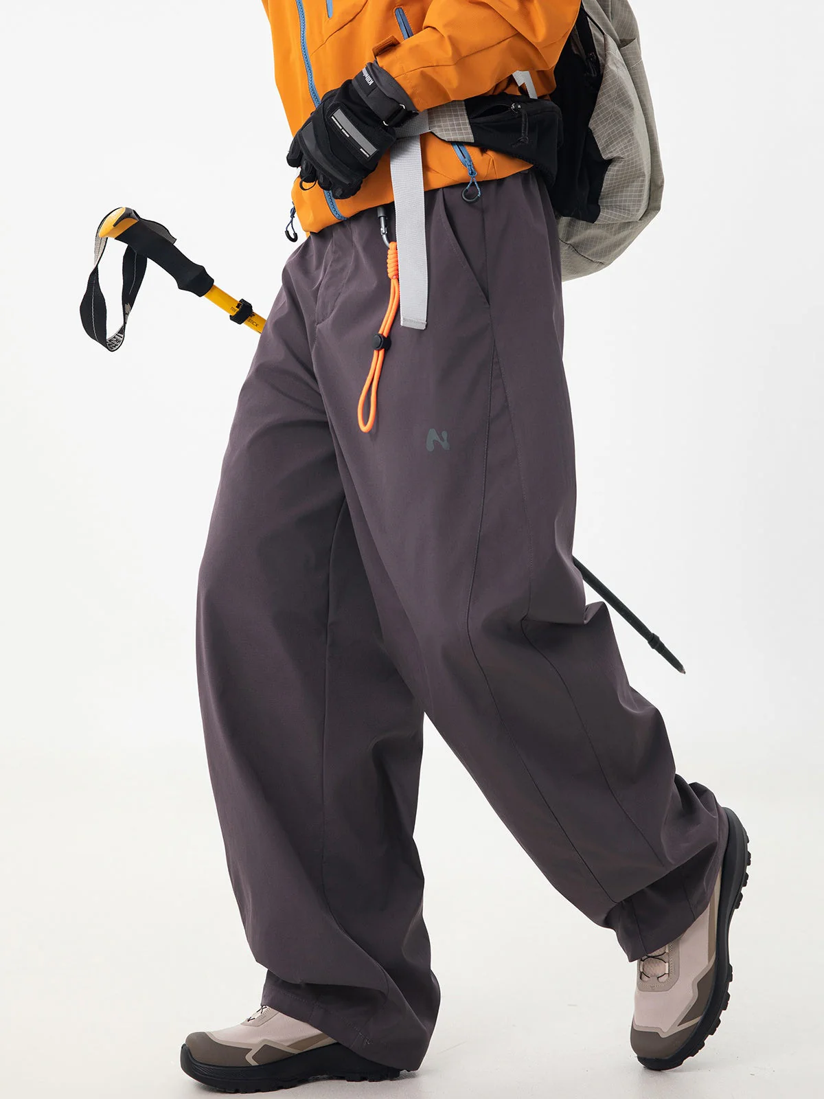 Outdoor Water-repellent Loose-fit Segmentation And Splicing Machete Pants - Image 6