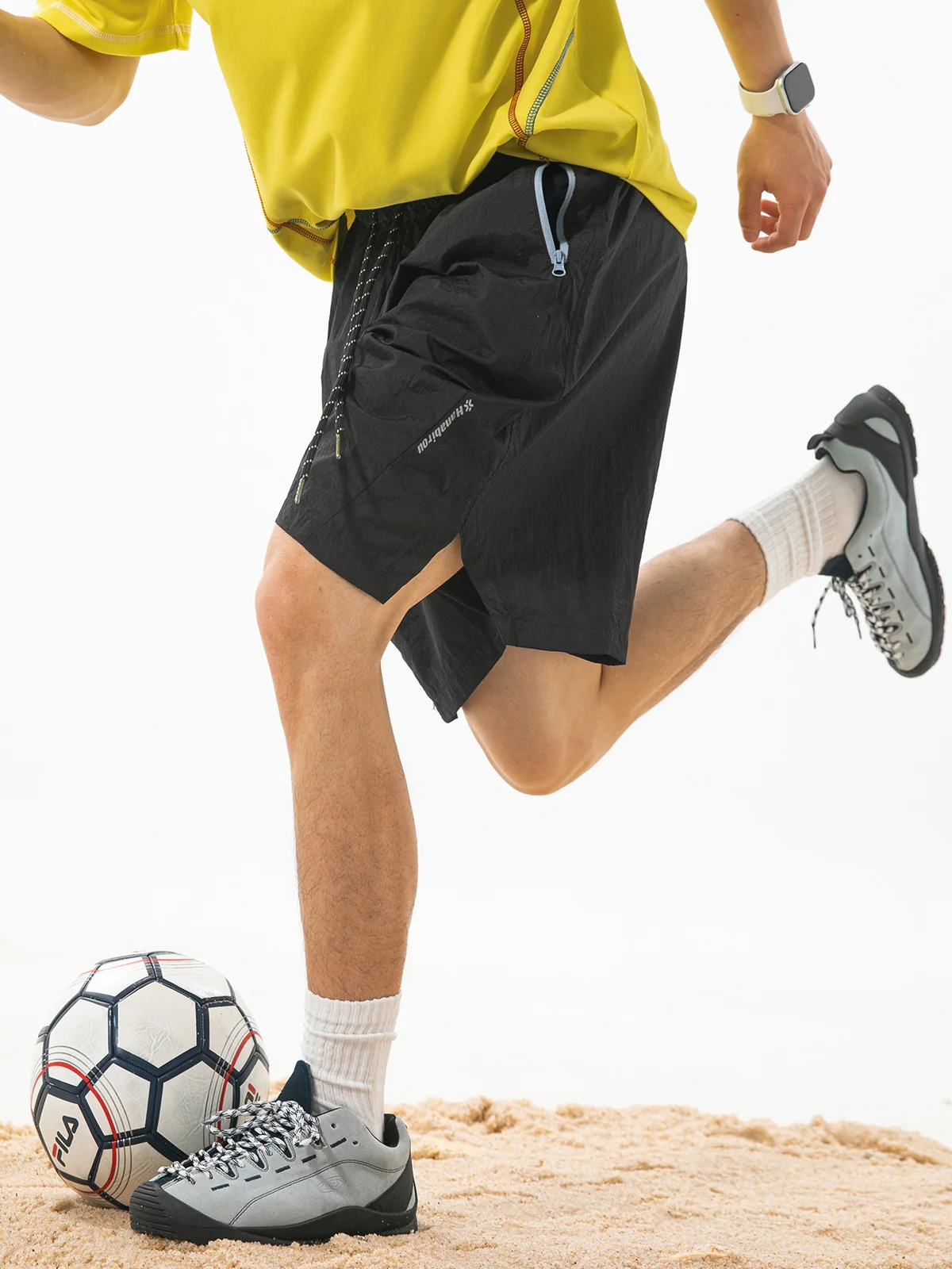 Color-blocked Five Points Shorts - Image 6