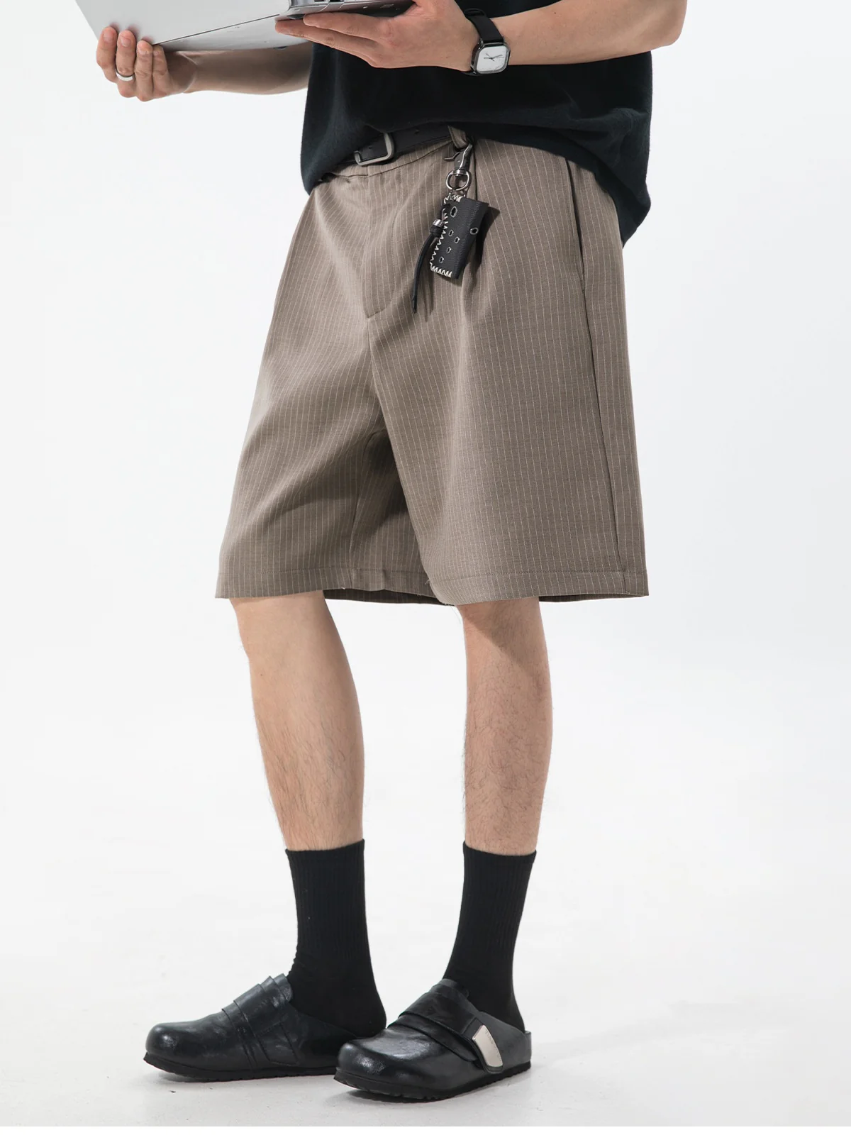 Retro Stripes Suit Five Points Shorts