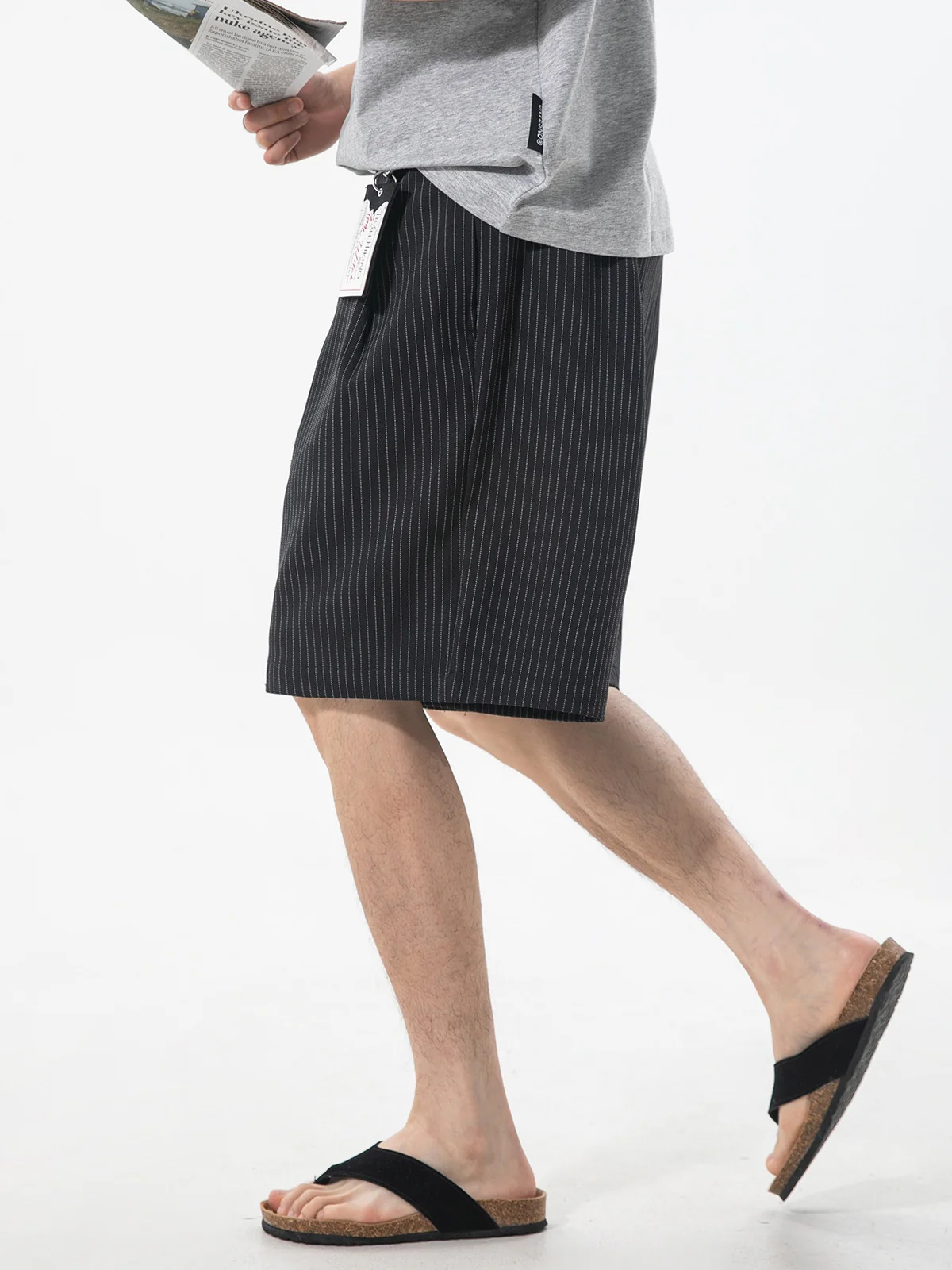 Retro Stripes Suit Five Points Shorts - Image 8