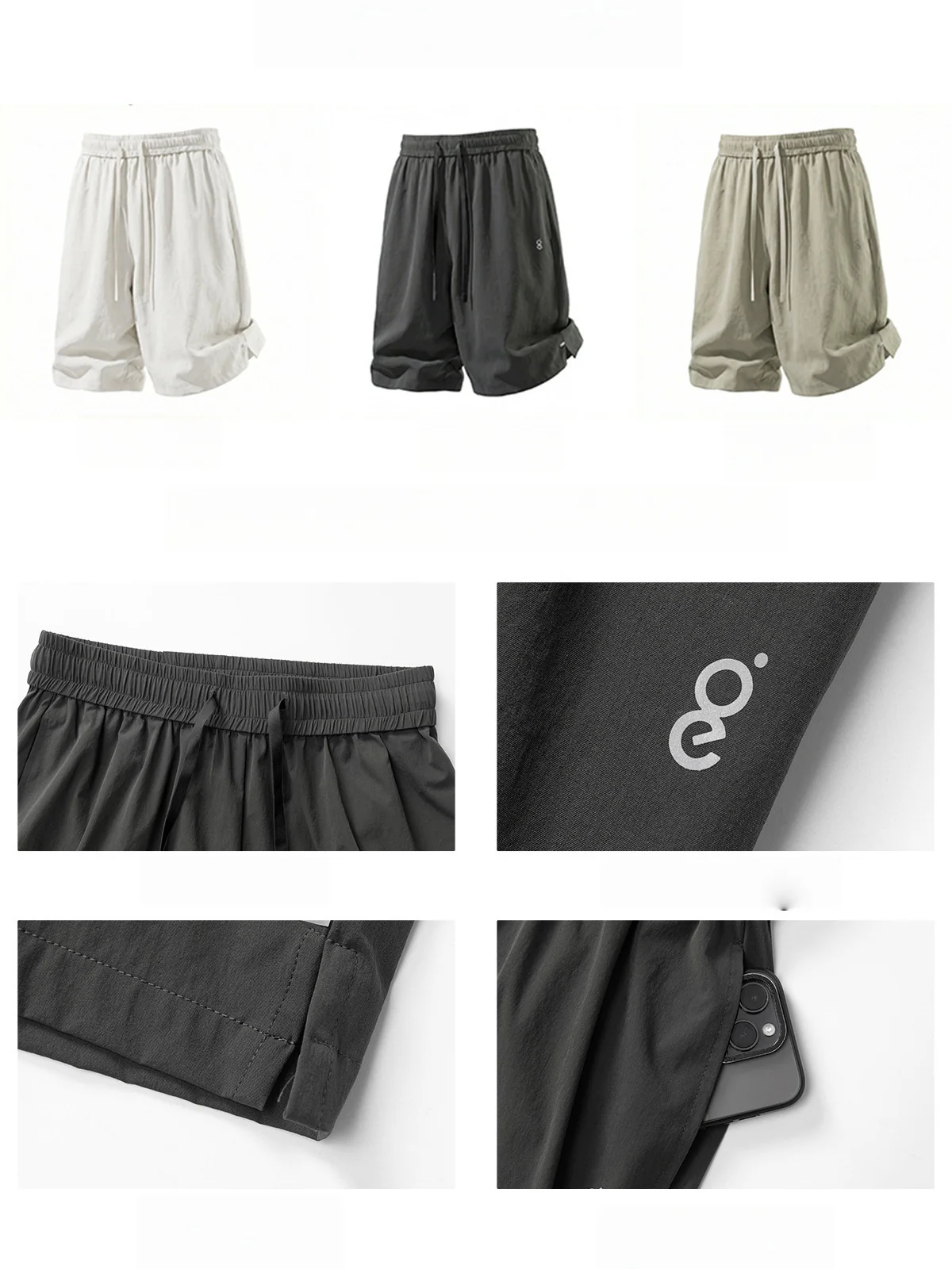 Lightweight Breathable Loose-fit Shorts - Image 8