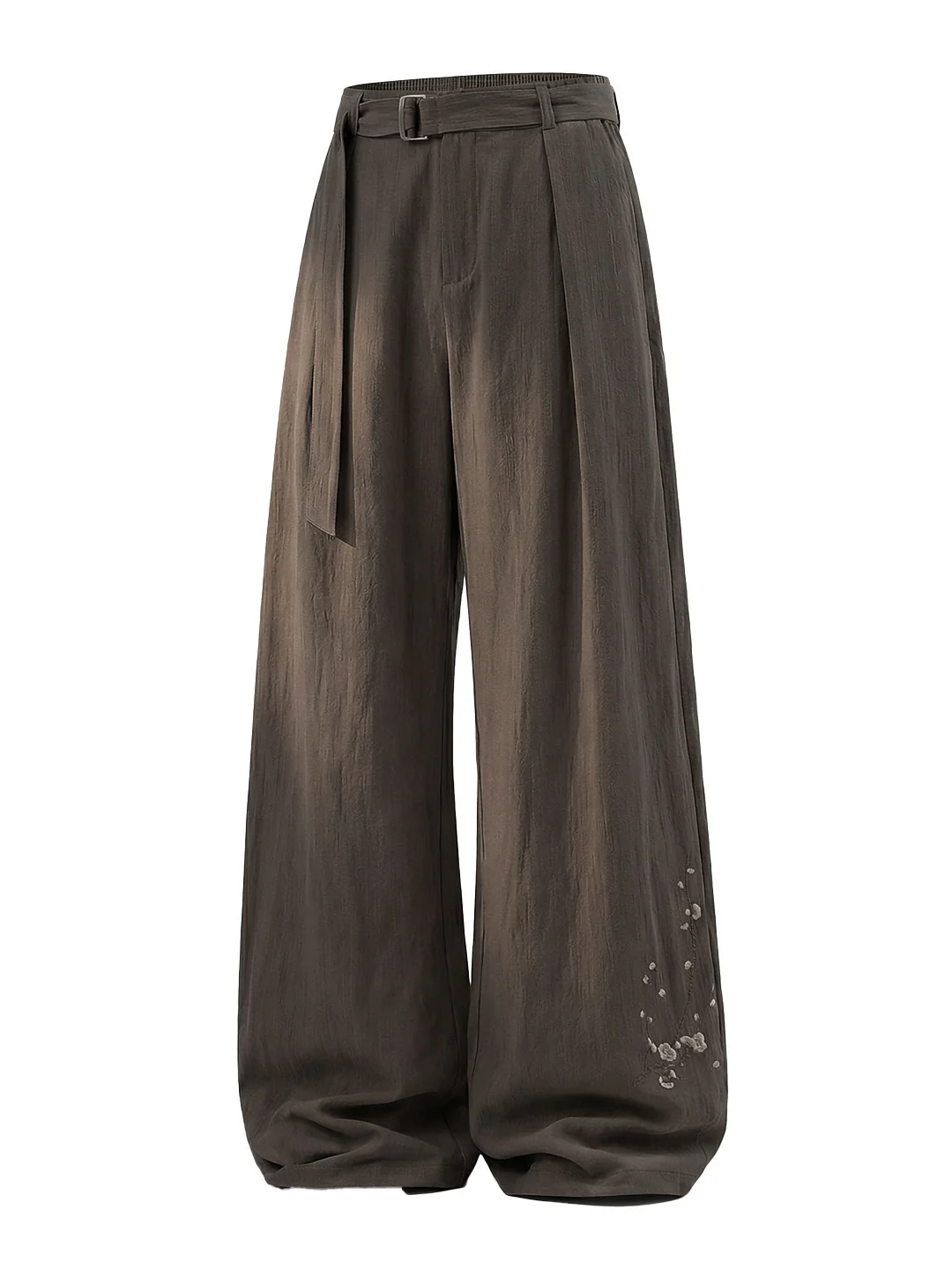 Retro Old Money Style Loose-fit Pants - Image 4
