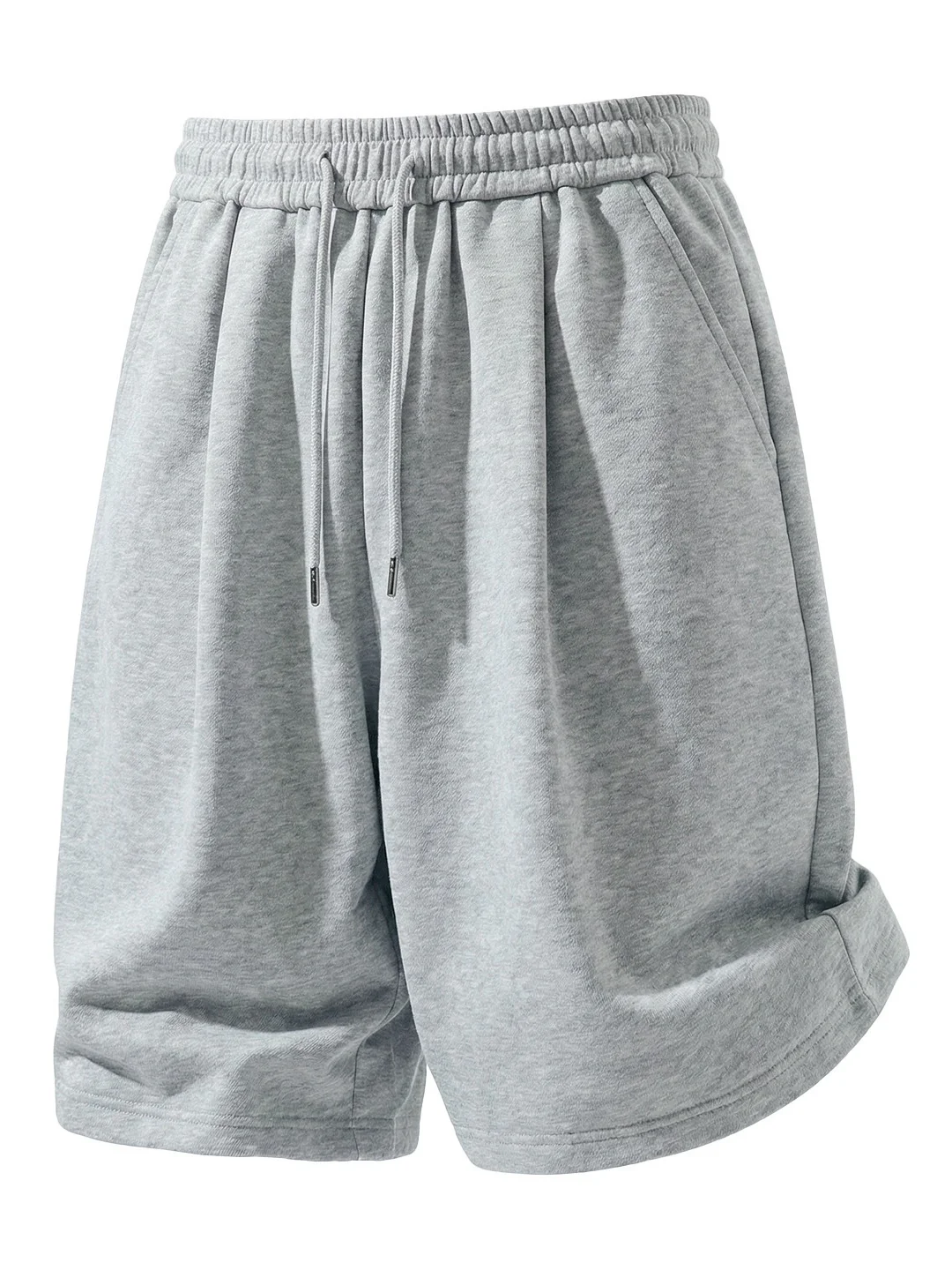Simplicity Loose-fit Five Points Sweatpants Shorts - Image 3