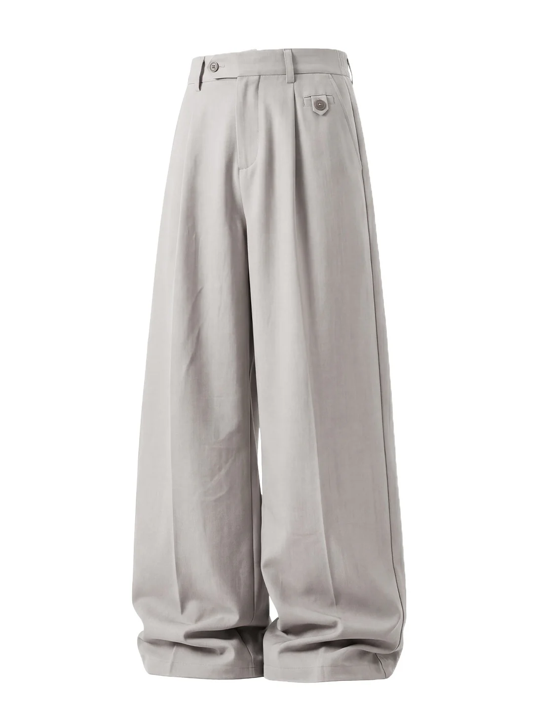 Gathering Old Money Style Nine Points Dress Pants Pants - Image 8
