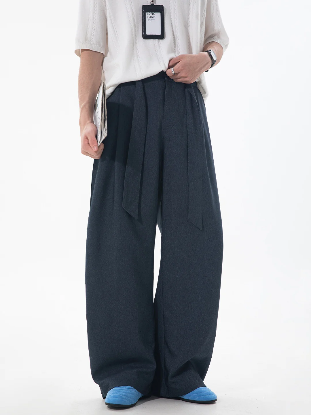 Imitation Denim CleanFit Machete Loose-fit Pants