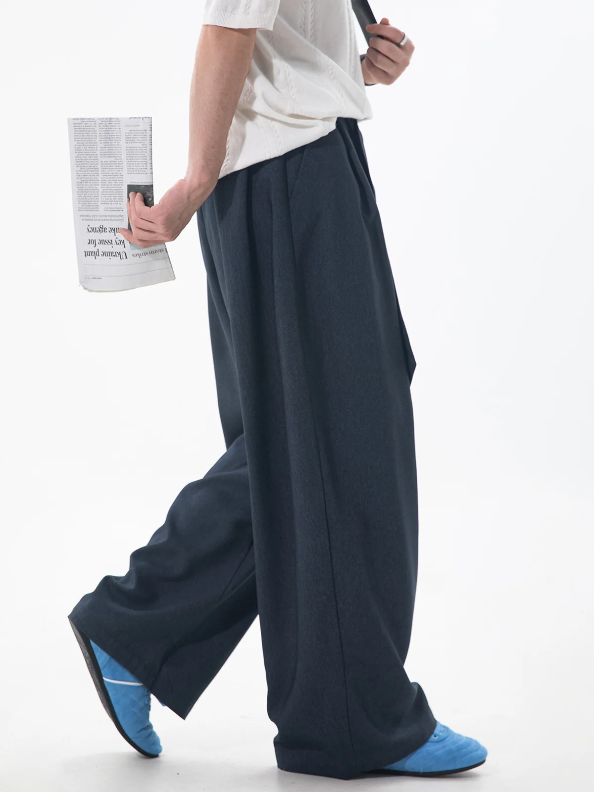 Imitation Denim CleanFit Machete Loose-fit Pants - Image 3