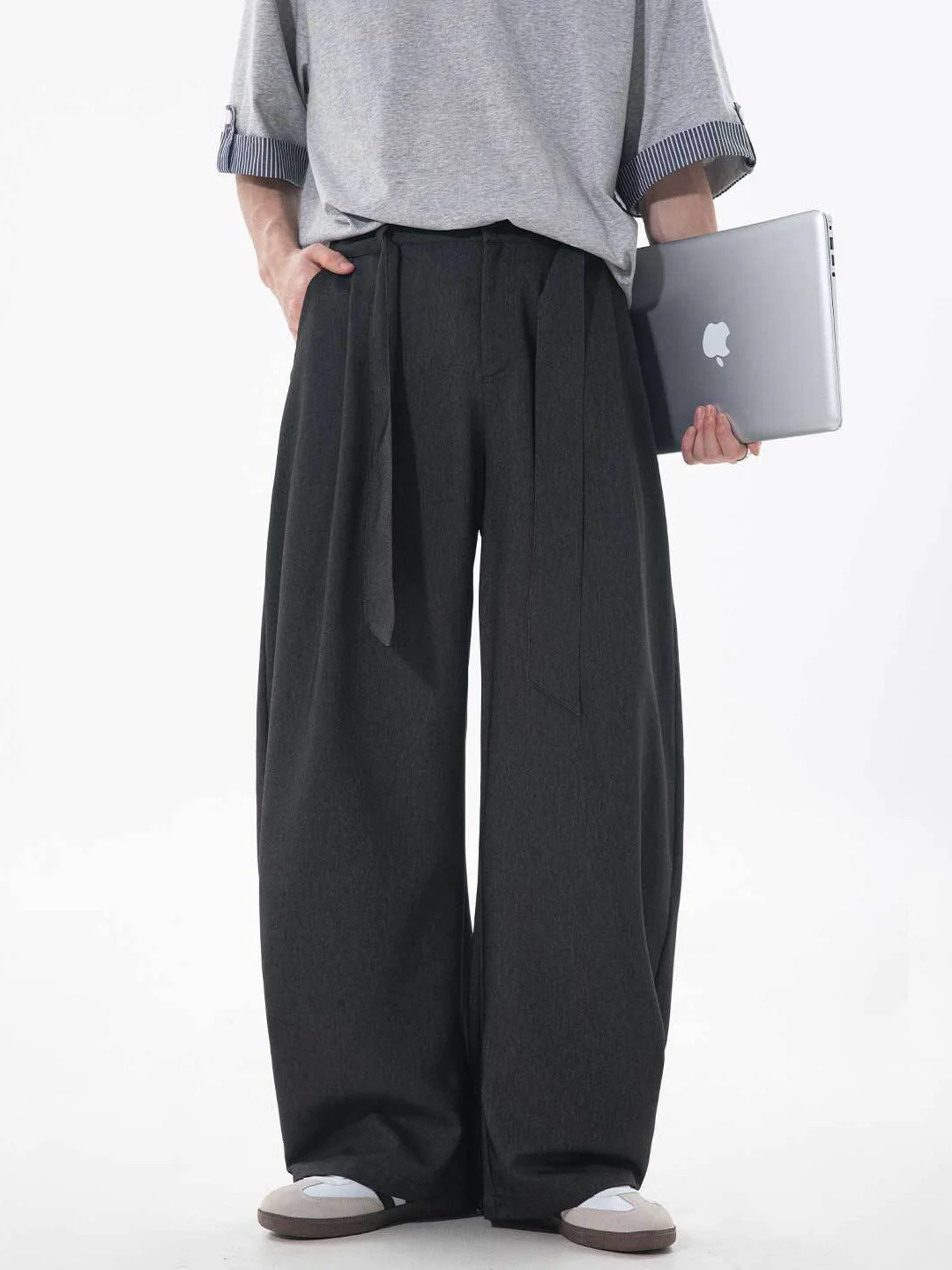 Imitation Denim CleanFit Machete Loose-fit Pants - Image 6