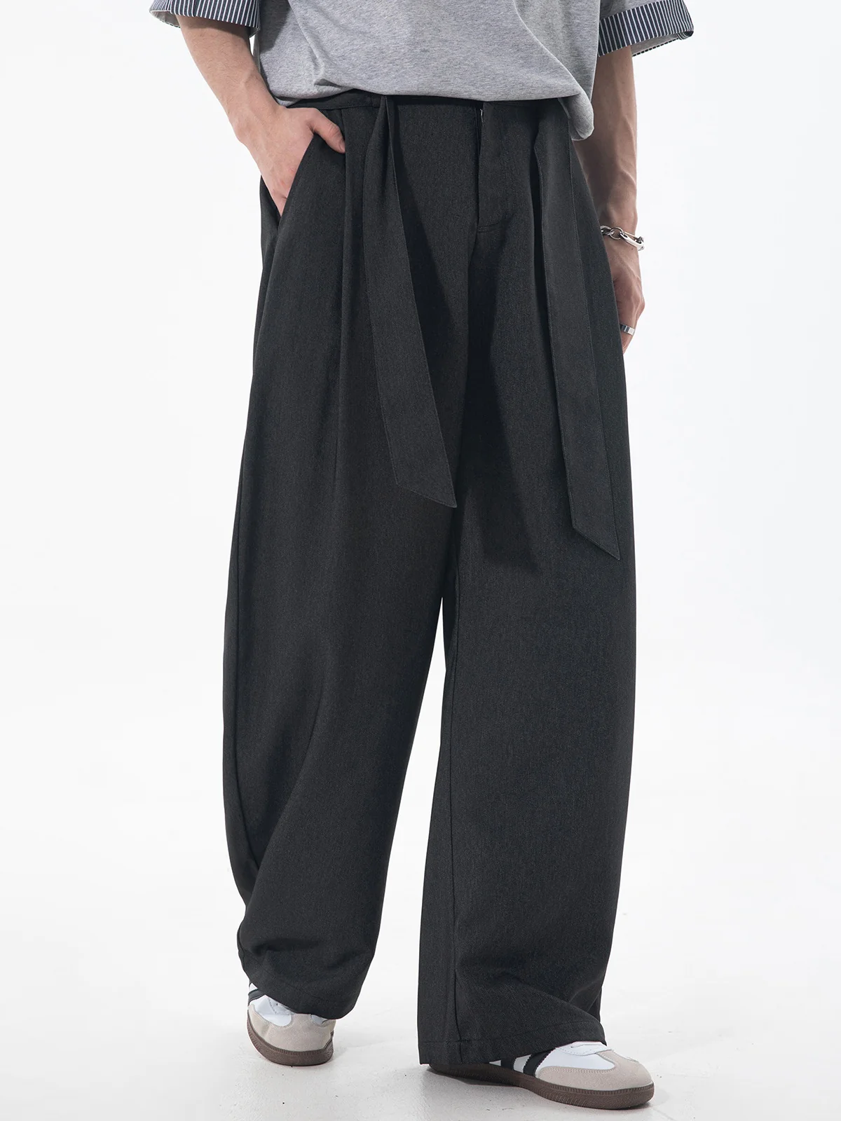 Imitation Denim CleanFit Machete Loose-fit Pants - Image 8