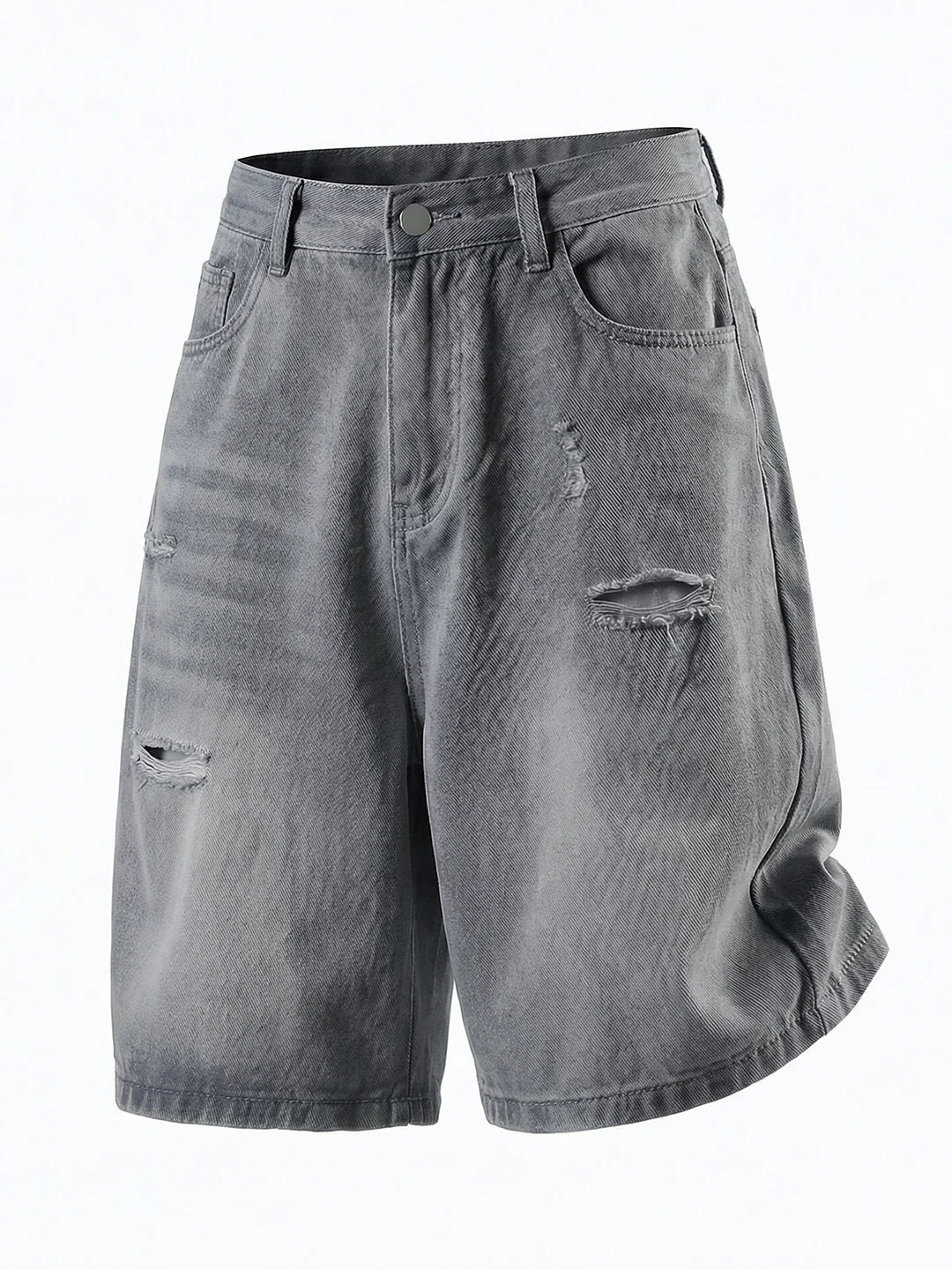 Hole Denim Five Points Shorts - Image 5