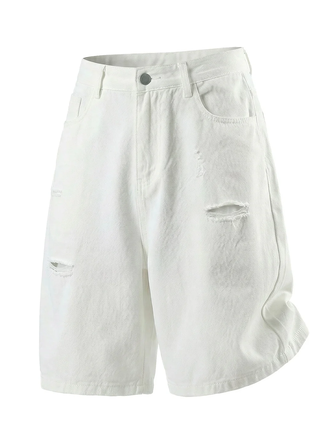 Hole Denim Five Points Shorts - Image 9