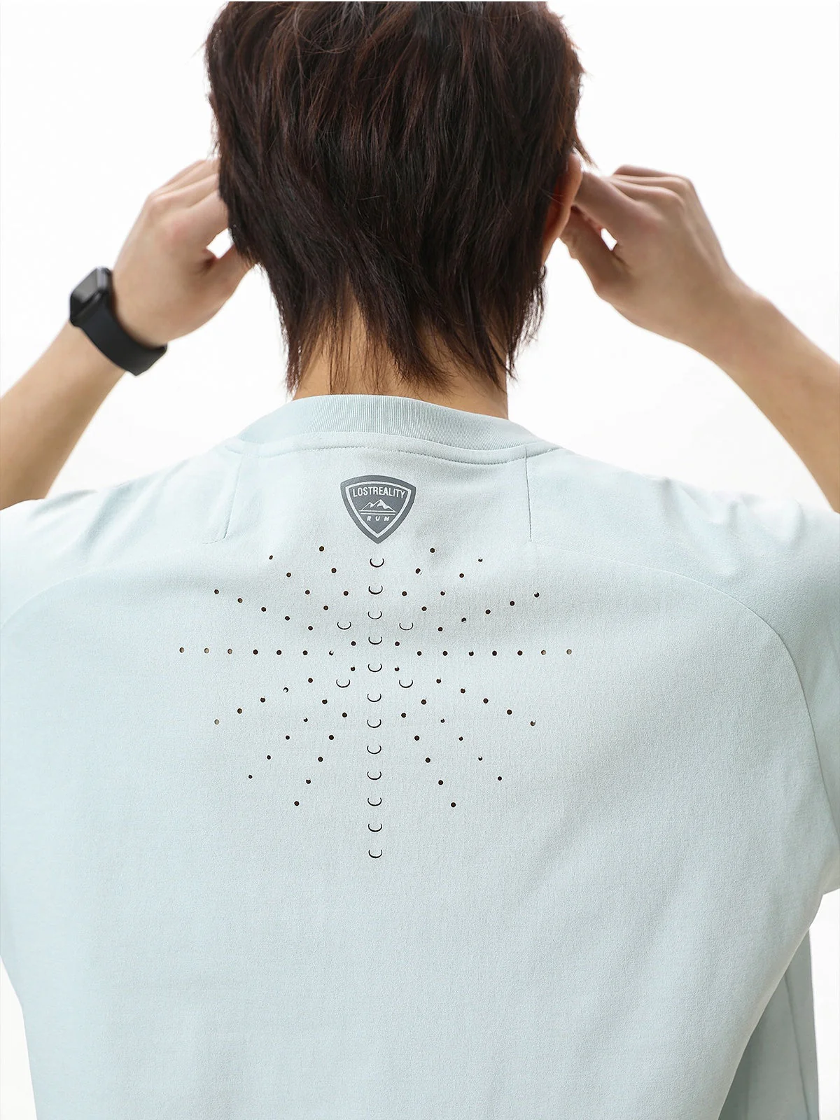 Cooling Sensation Breathable Solid Color Sports T-shirts - Image 3