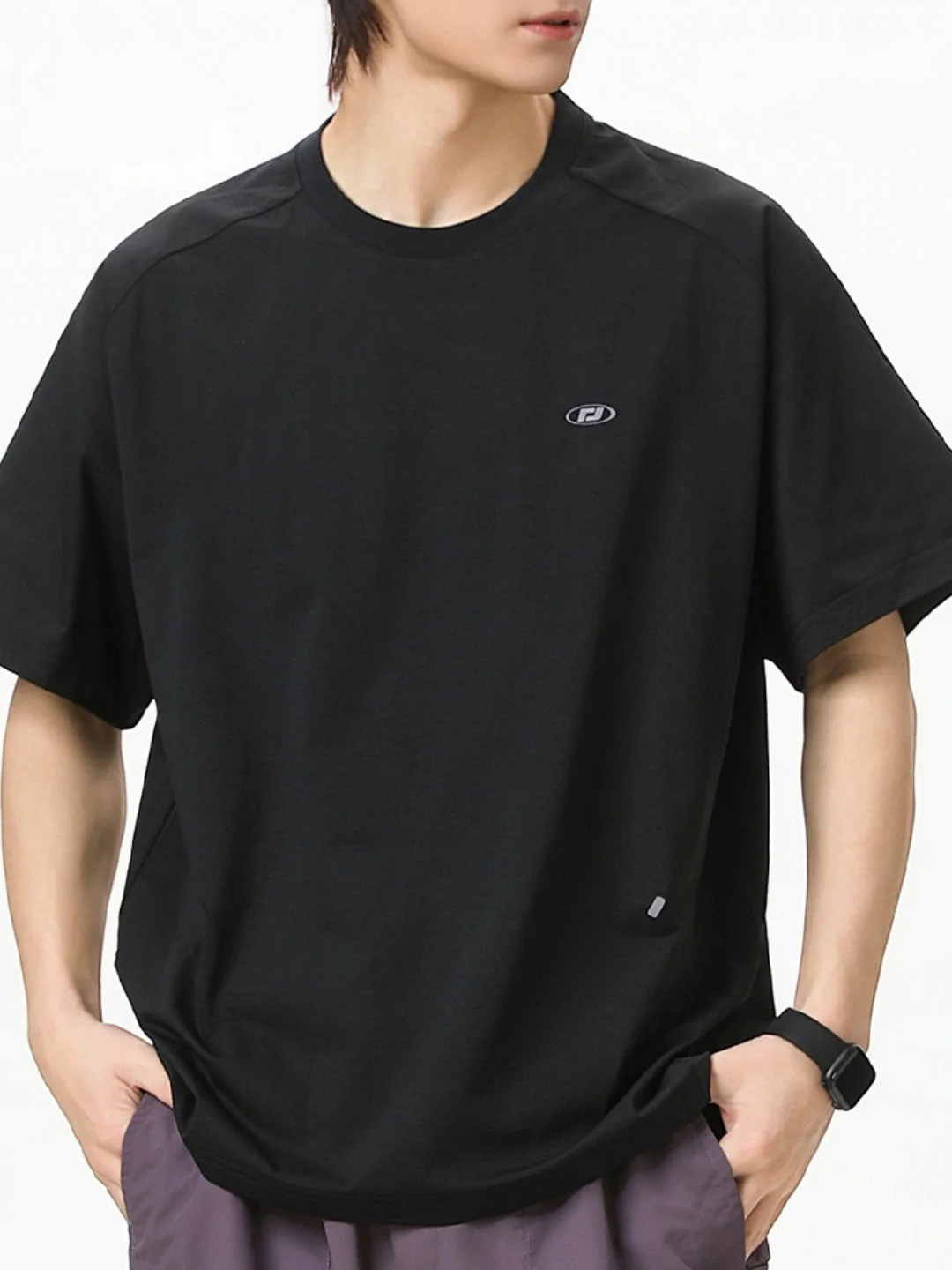 Cooling Sensation Breathable Solid Color Sports T-shirts - Image 4