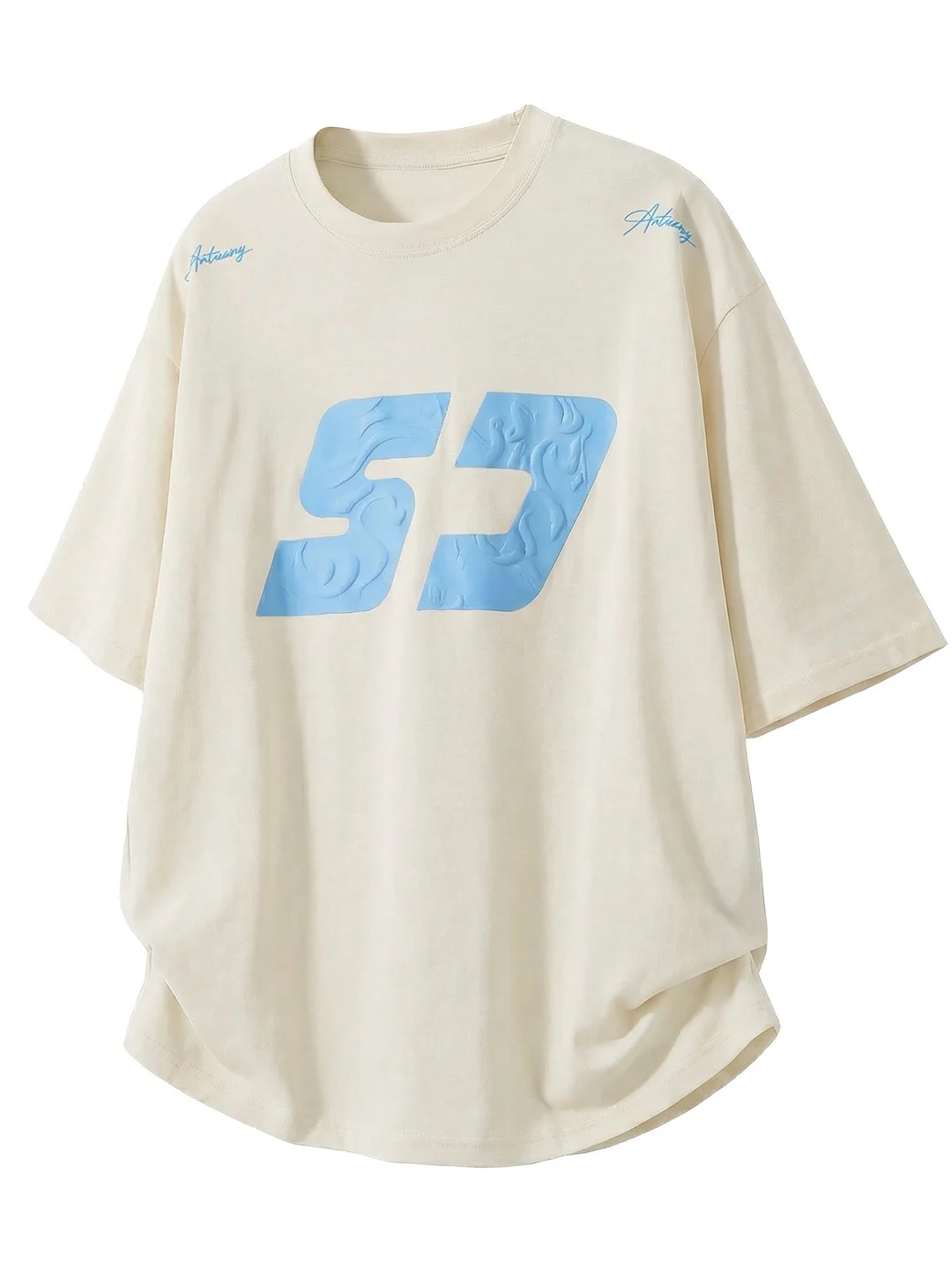 Color-blocked Printed Loose-fit T-shirts - Image 13