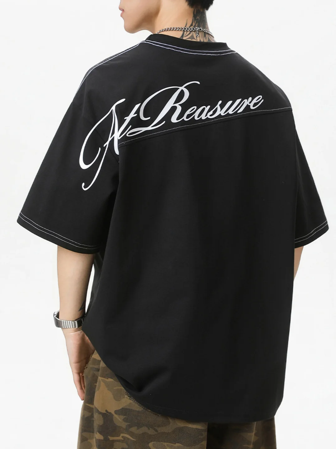 Back Segmentation Printed T-shirts - Image 5