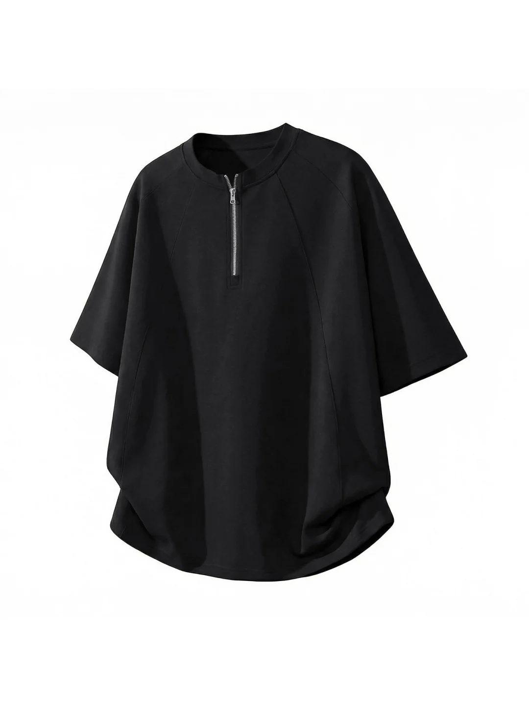 Half Zipper Stereo T-shirts - Image 8