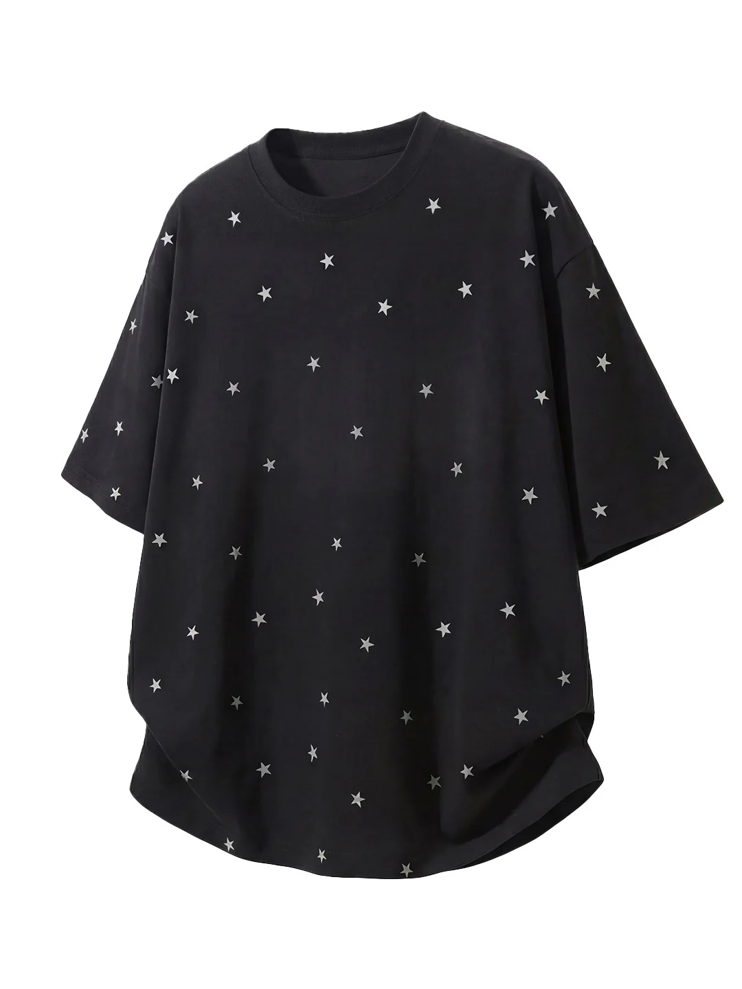 Star Printed Loose-fit T-shirts - Image 4
