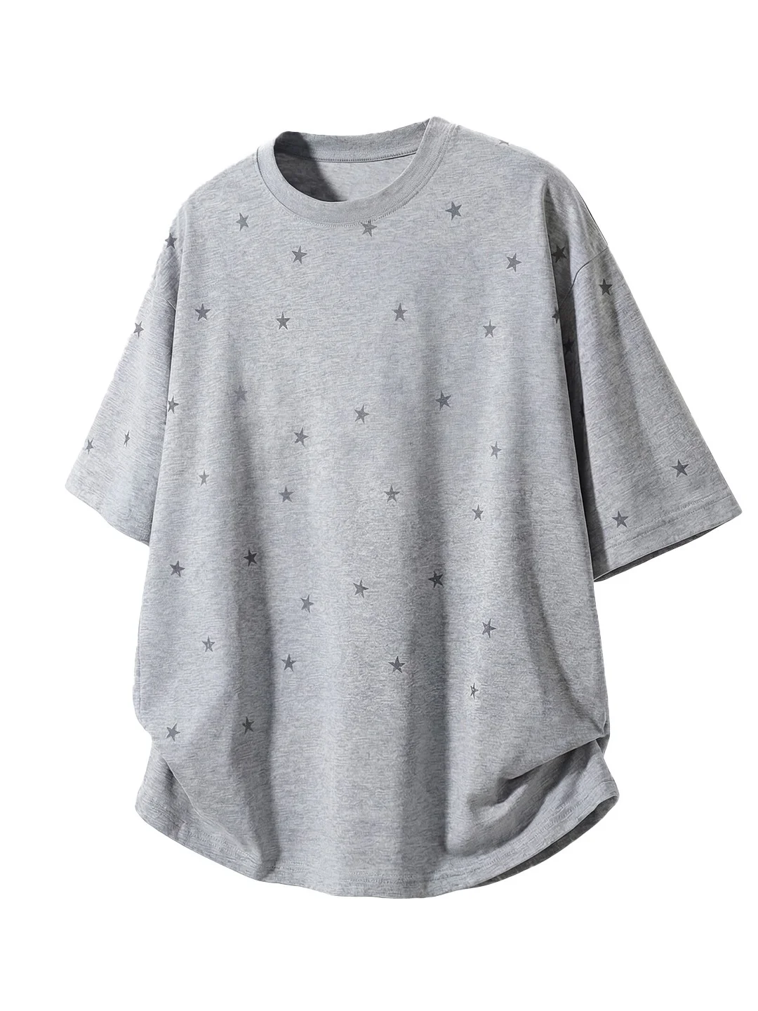 Star Printed Loose-fit T-shirts - Image 7