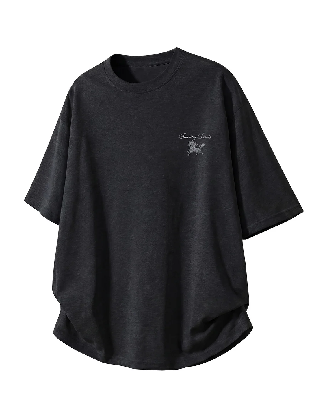 Retro Color-blocked Printed T-shirts - Image 3