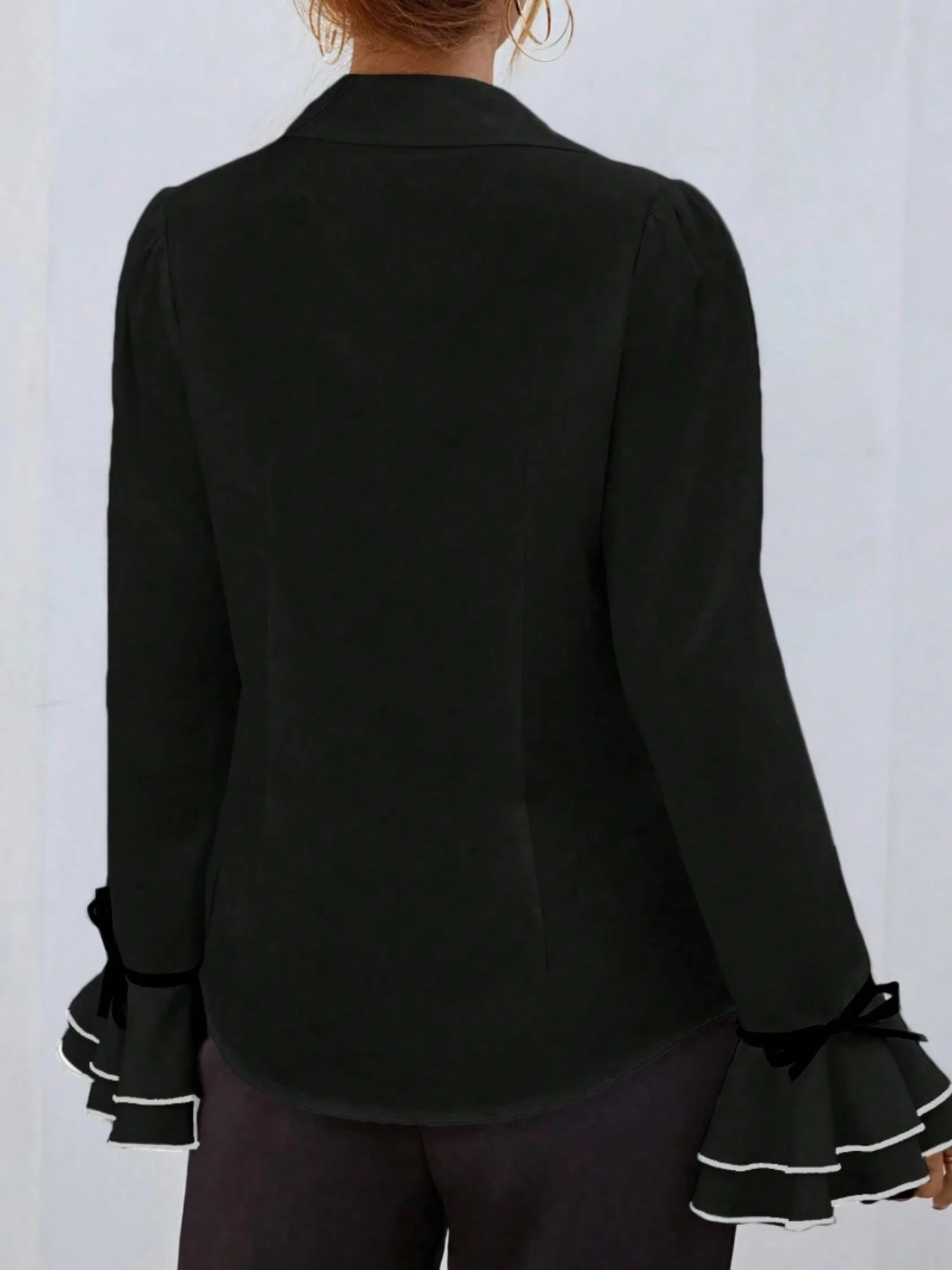 Ruffle Bell Sleeves Blouse&Shirts - Image 6