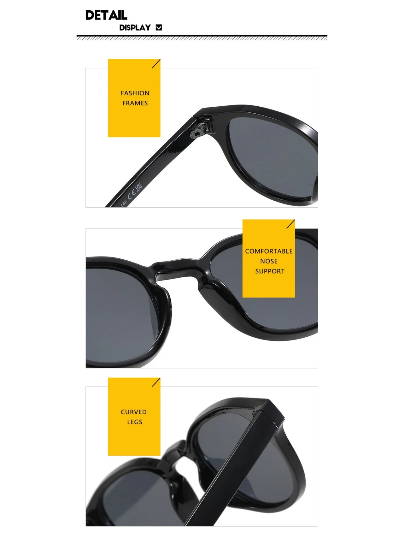 Riveted Arrow Small Frame Oval Sunglasses - Image 39