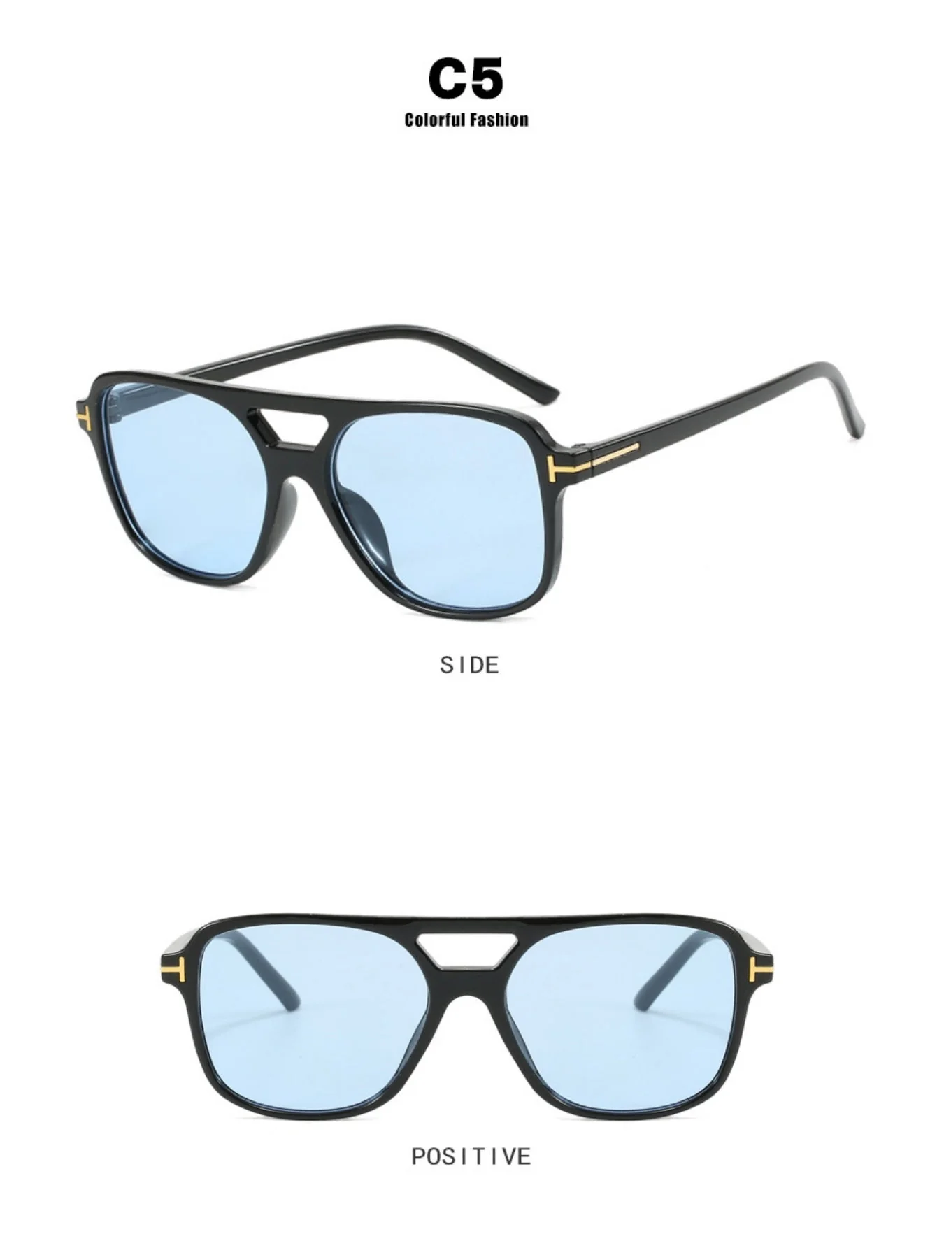 Double-bridge Sunglasses - Image 12