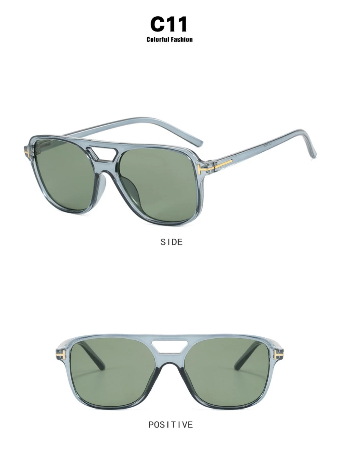 Double-bridge Sunglasses - Image 24