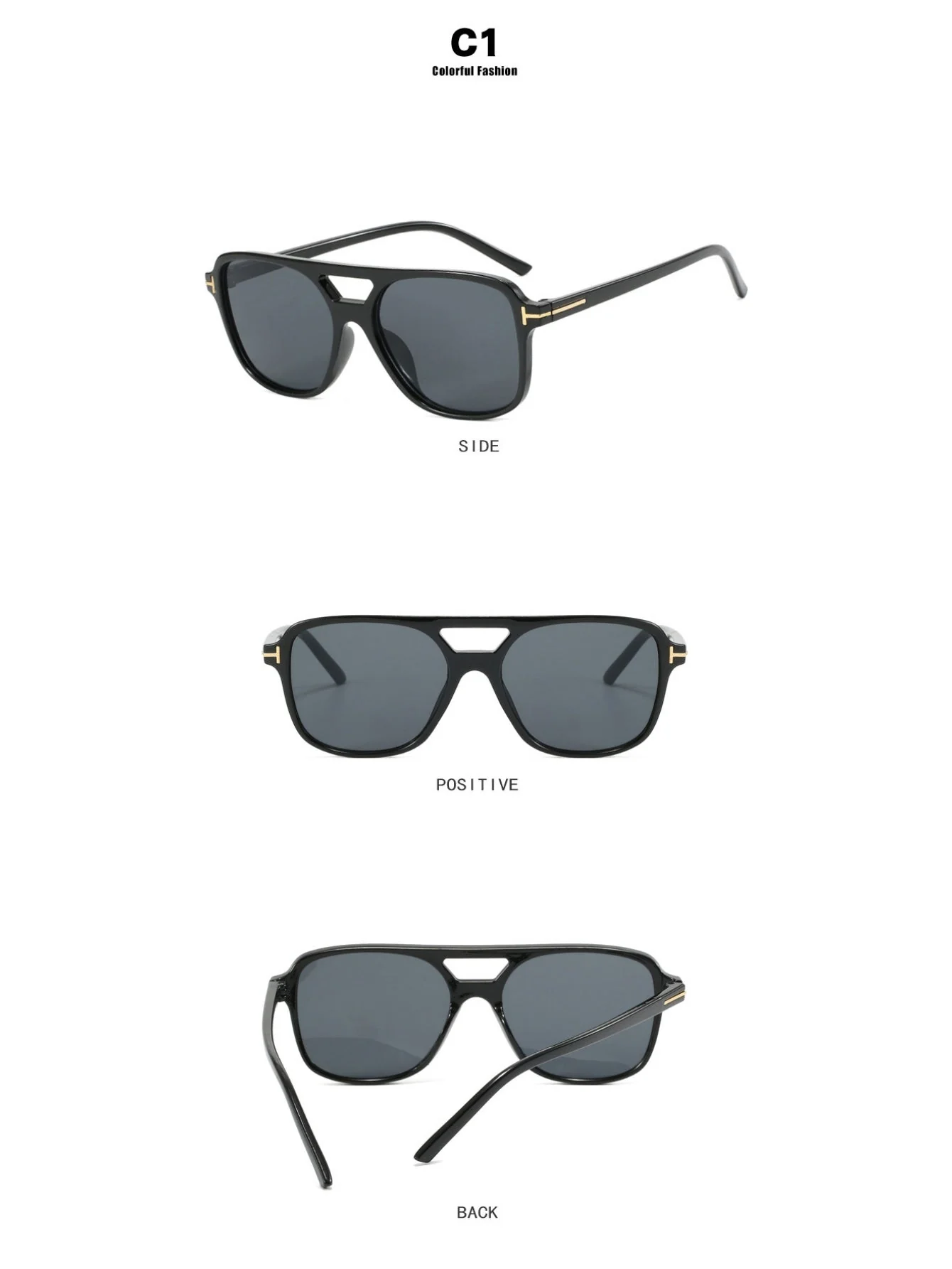 Double-bridge Sunglasses - Image 4