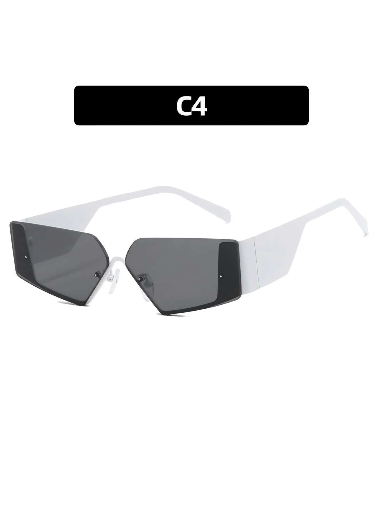 Futuristic, Rimless Sunglasses - Image 11