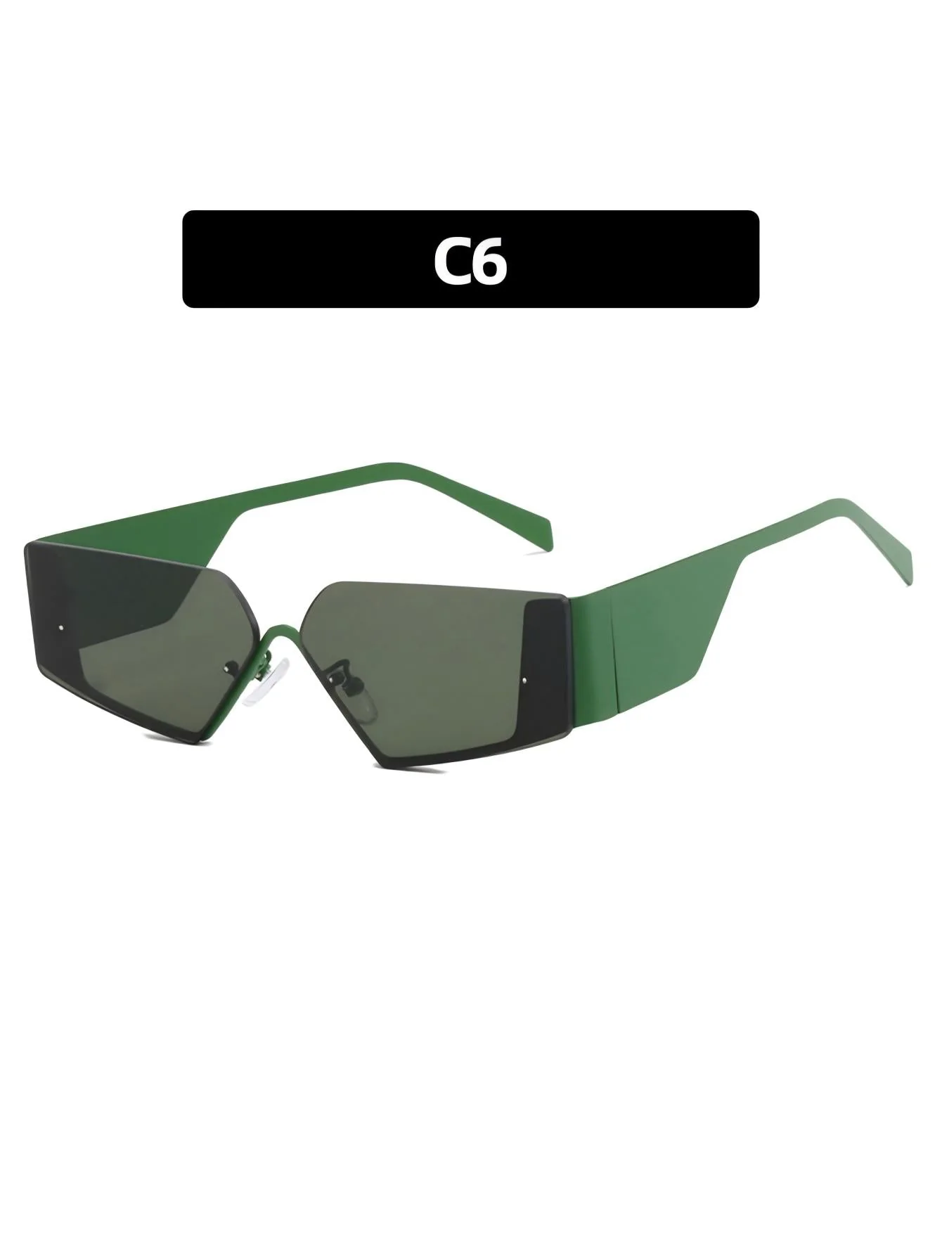 Futuristic, Rimless Sunglasses - Image 15